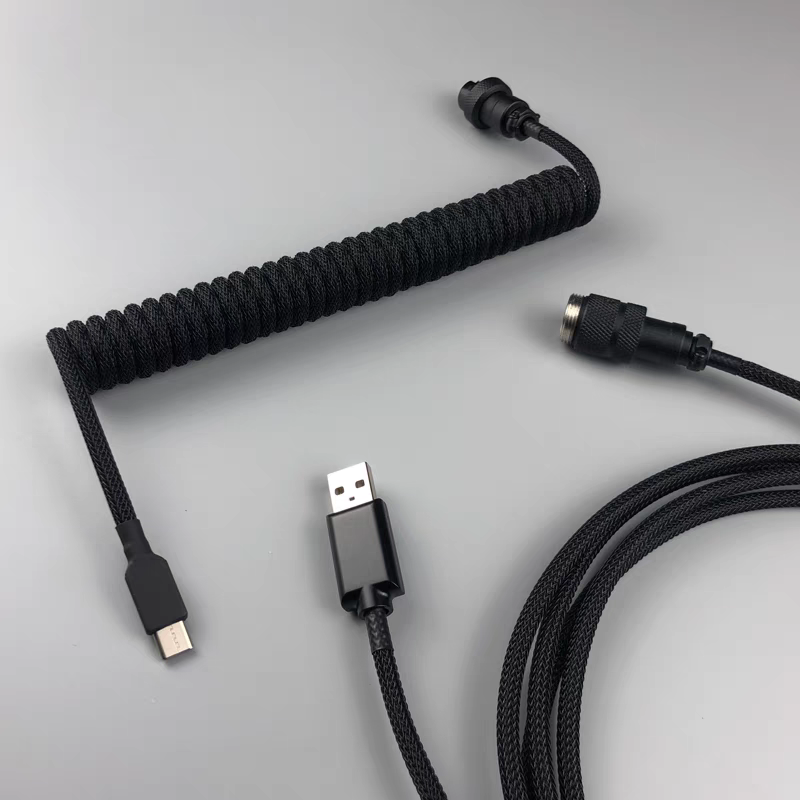 Premium Coiled Aviator Cable
